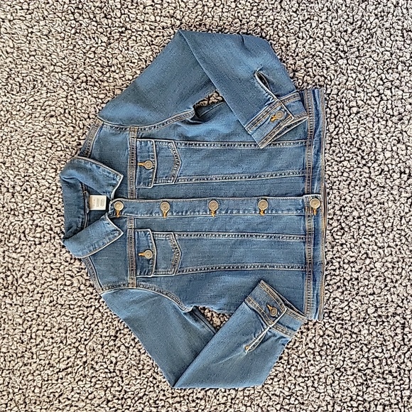 Gymboree Girls Denim Jacket Size 7/8 - Picture 1 of 3